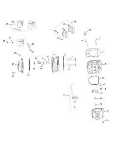 Kohler Cv732-3015 Head And Valve And Breather Diagram and Parts List for Z-FORCESZ60 (53FJD-53FJD050)(2015) Cub Cadet Lawn Tractor